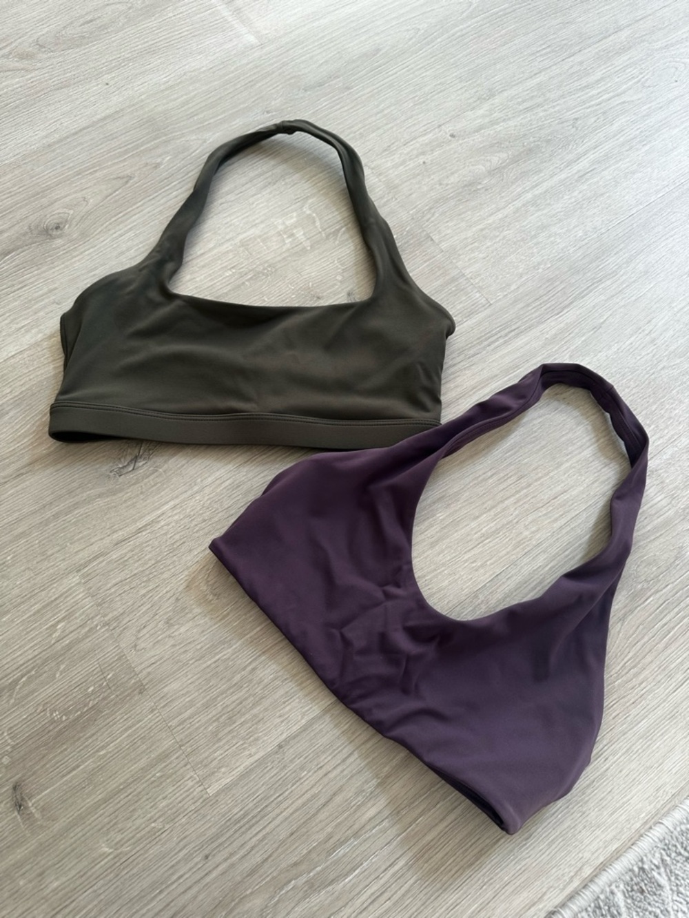 Halter neck sports bra 2 pk
